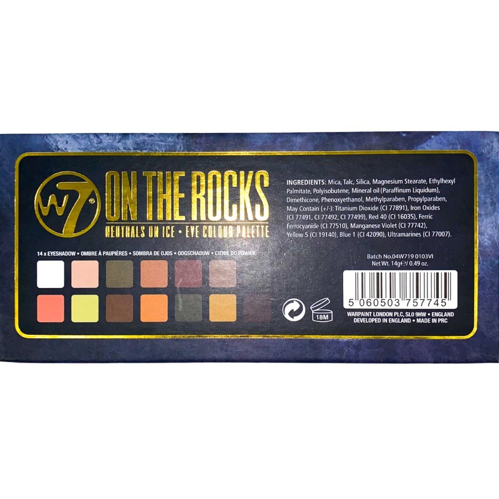 W7 ON THE ROCKS Eyeshadow Palette - Picture 14 of 16